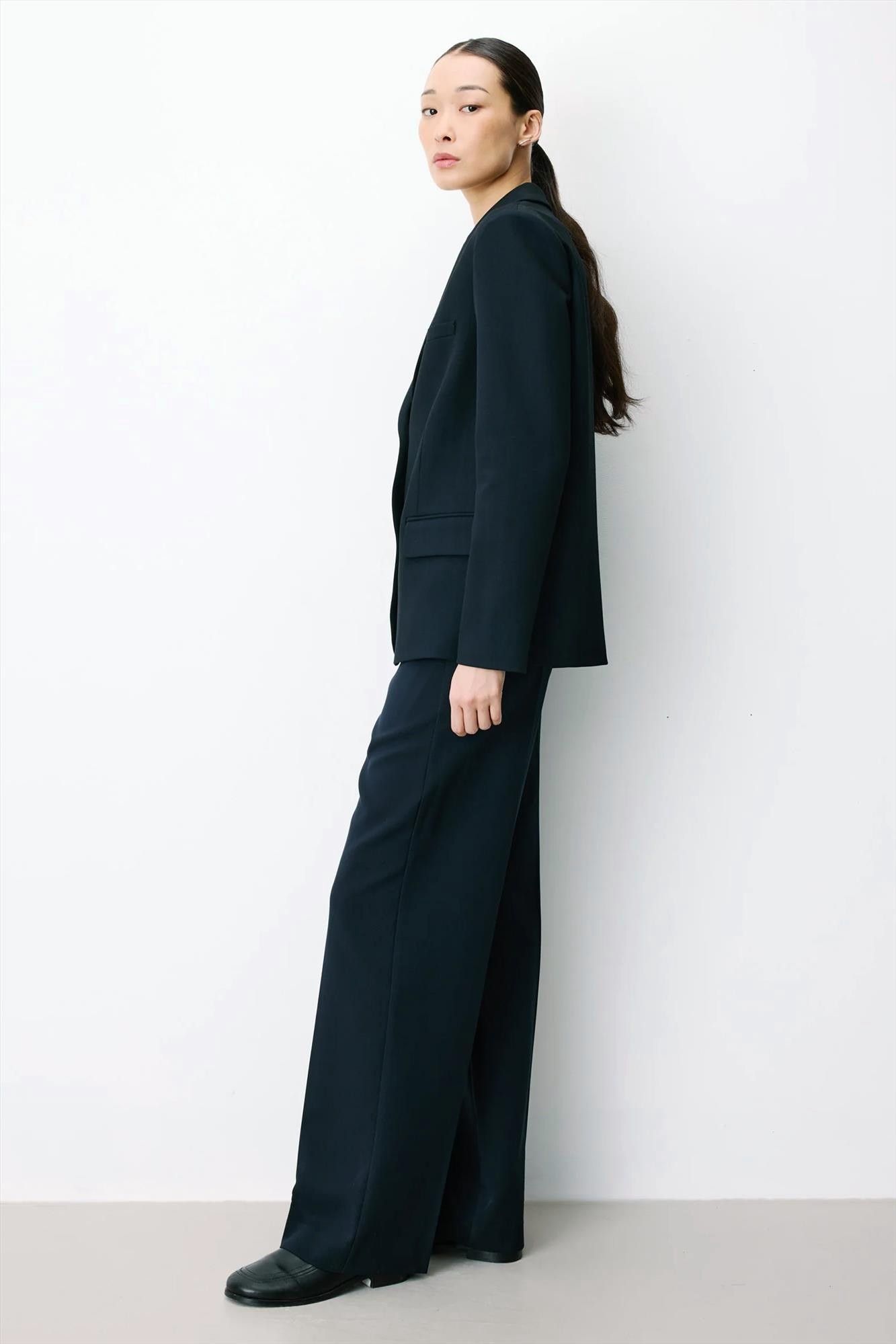 Grace & Mila - Donkerblauwe Alarick blazer