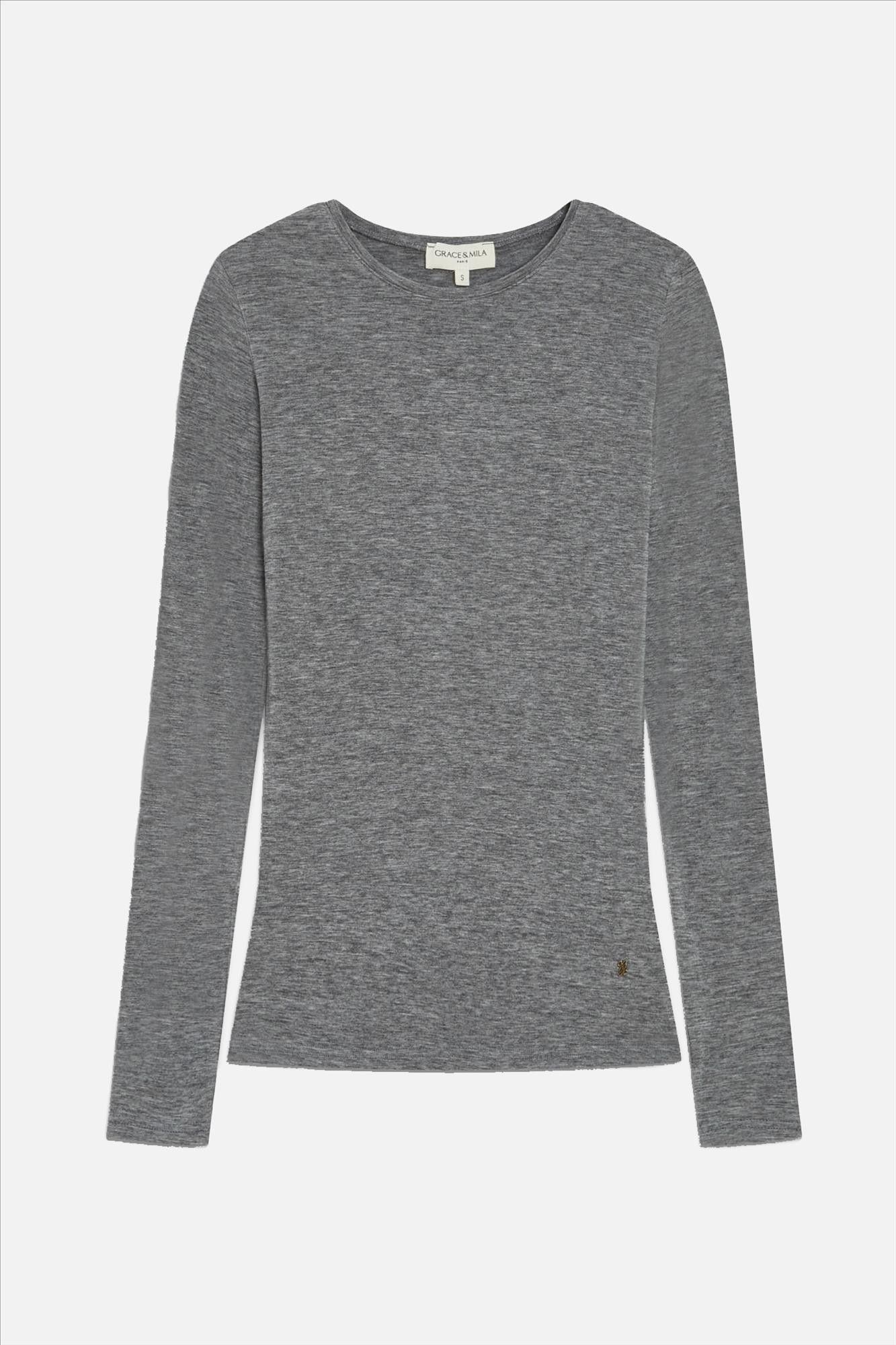 Grace & Mila - Grijze Alkias longsleeve