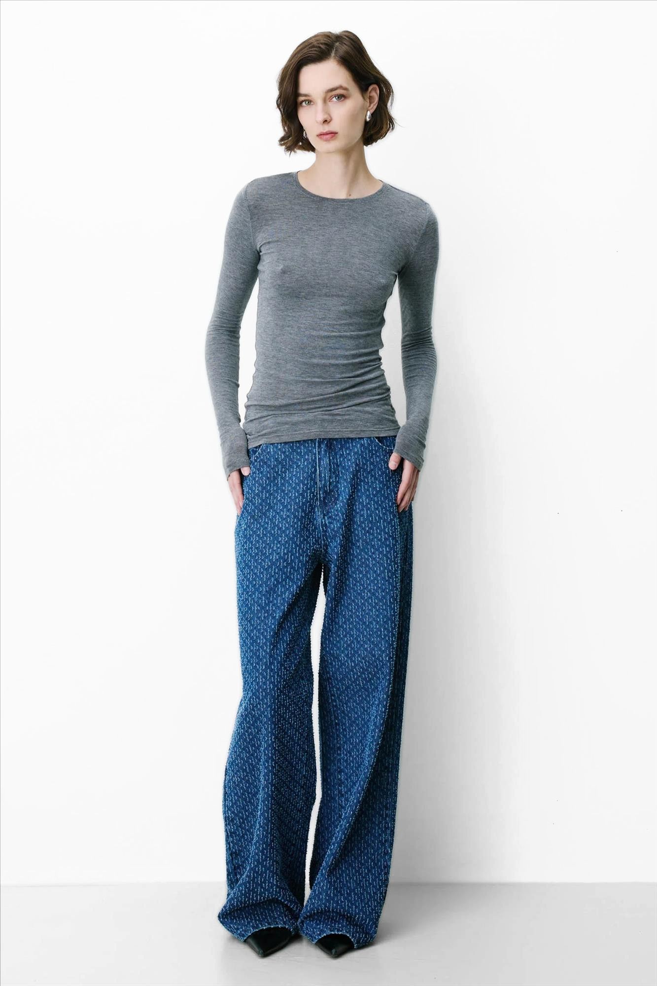 Grace & Mila - Grijze Alkias longsleeve