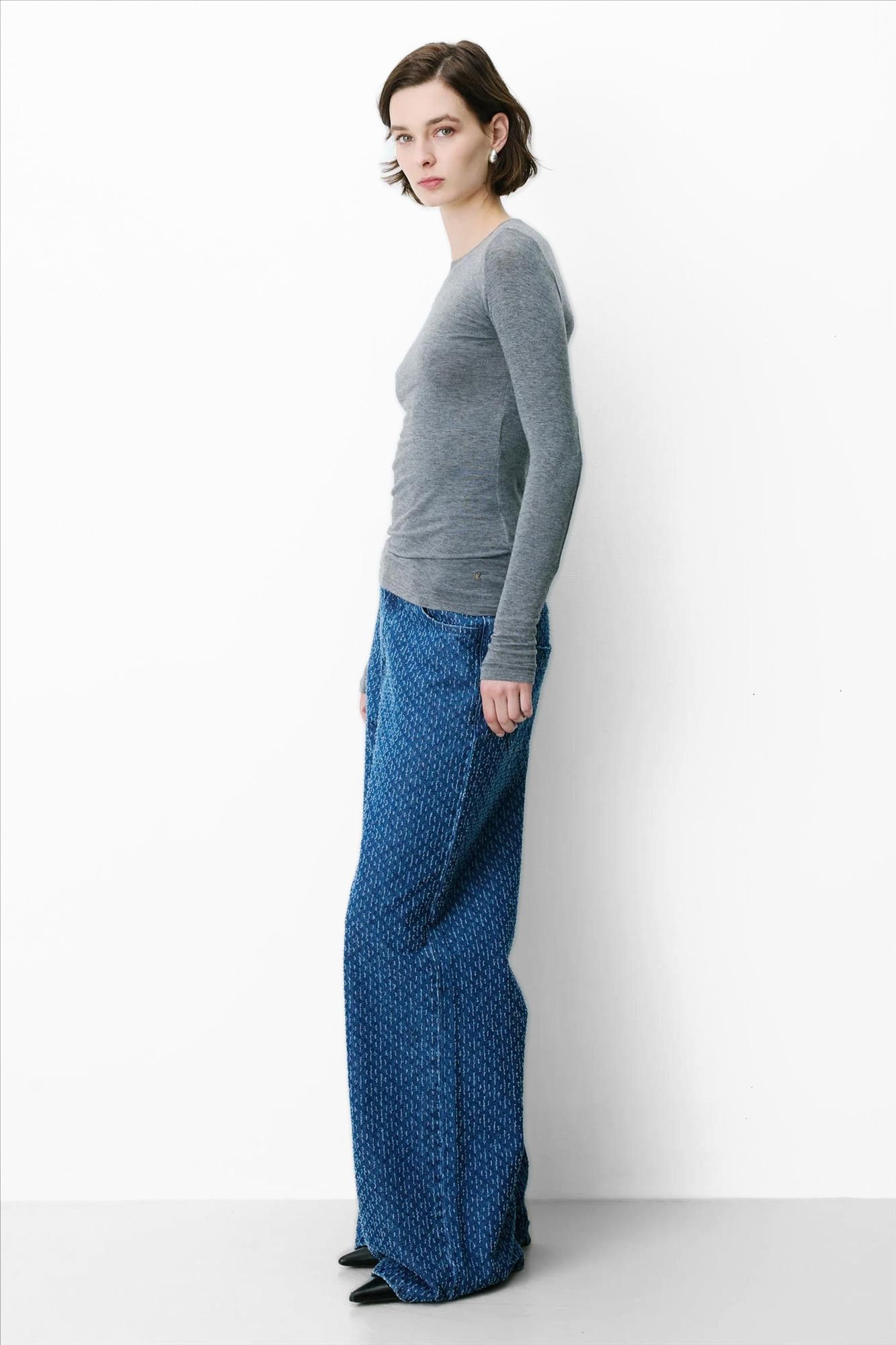 Grace & Mila - Grijze Alkias longsleeve