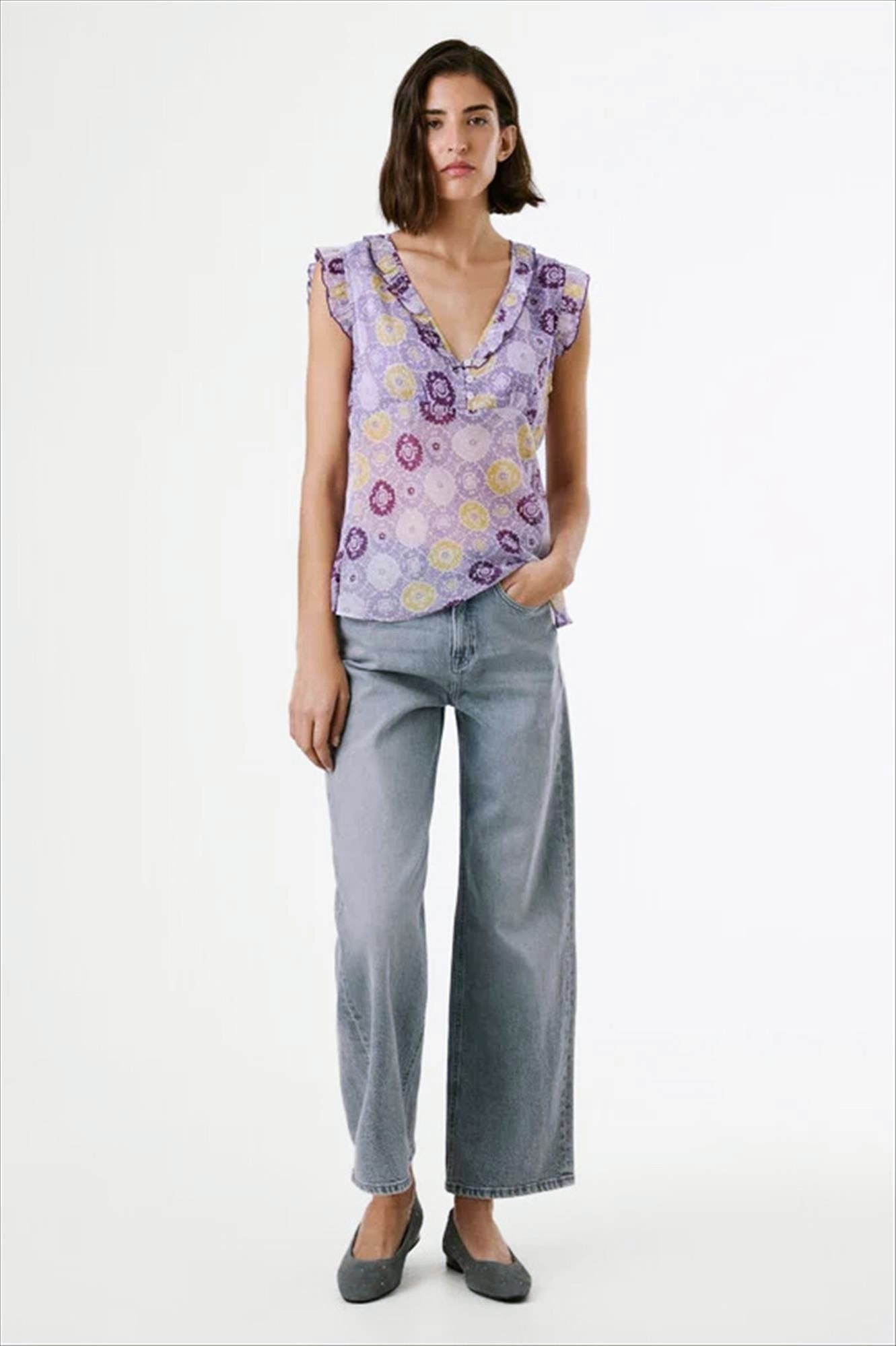 Pepe Jeans London - Grijze Lexa Straight jeans