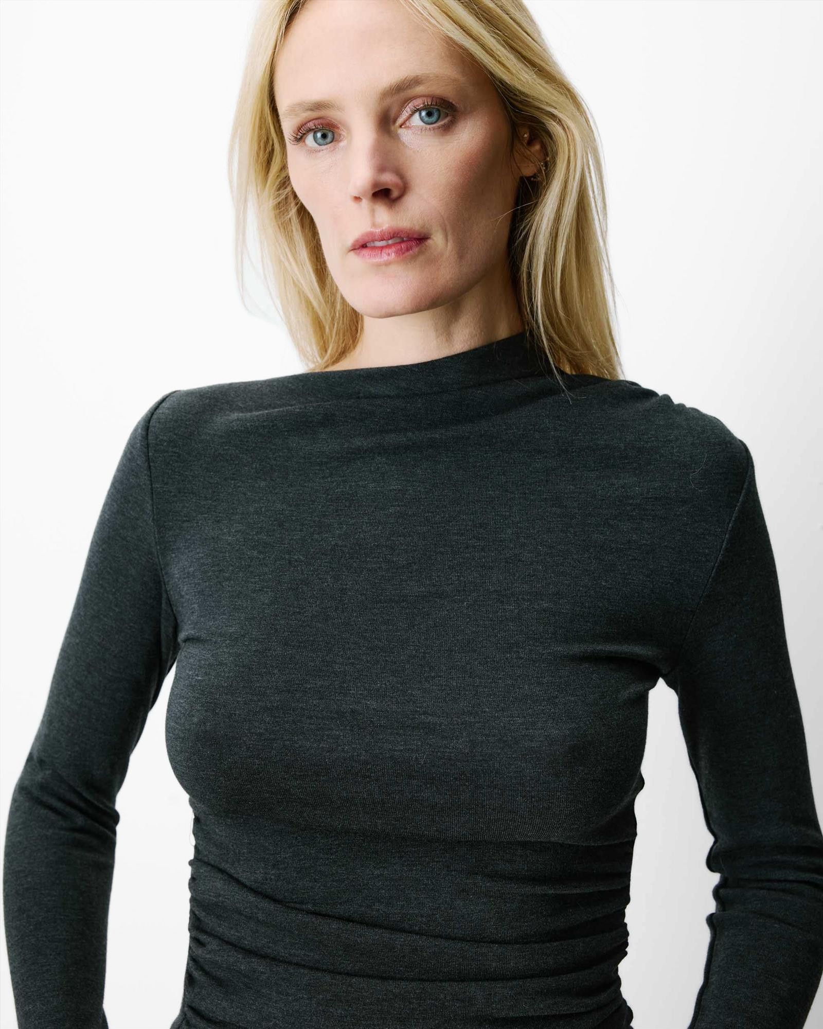 Grace & Mila - Donkergrijze Aurygny longsleeve