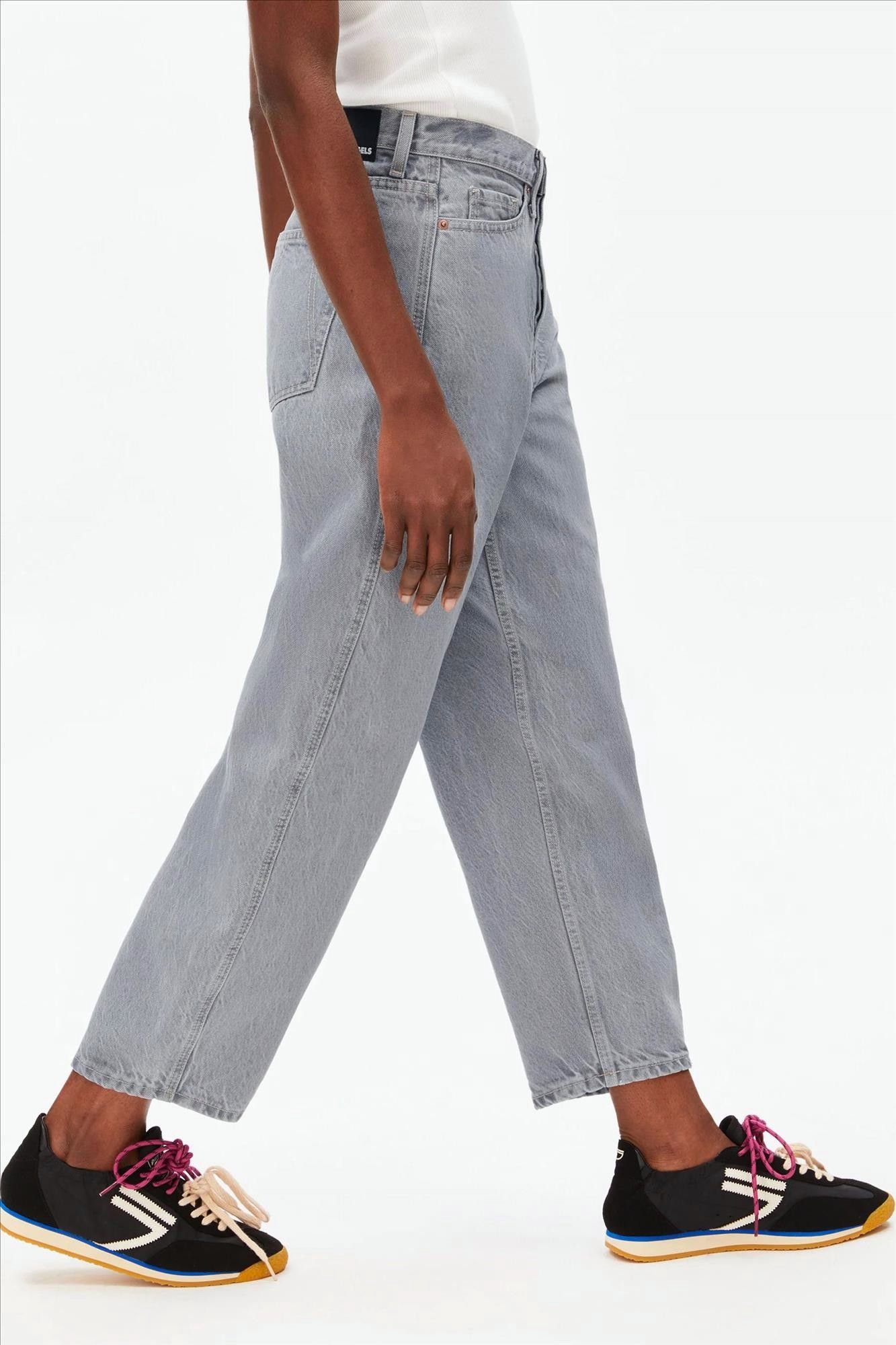 Armed Angels - Grijze Baarly barrel jeans