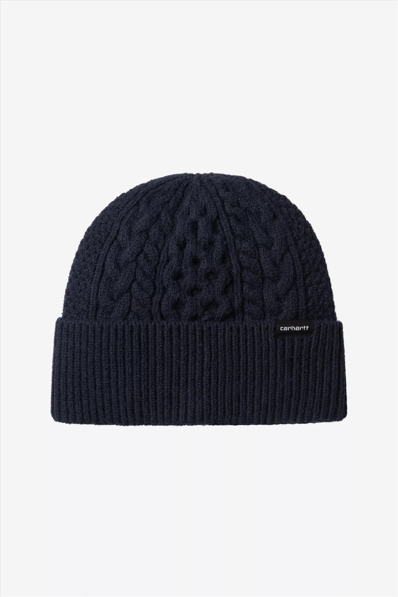 Carhartt WIP - Donkerblauwe Caster muts