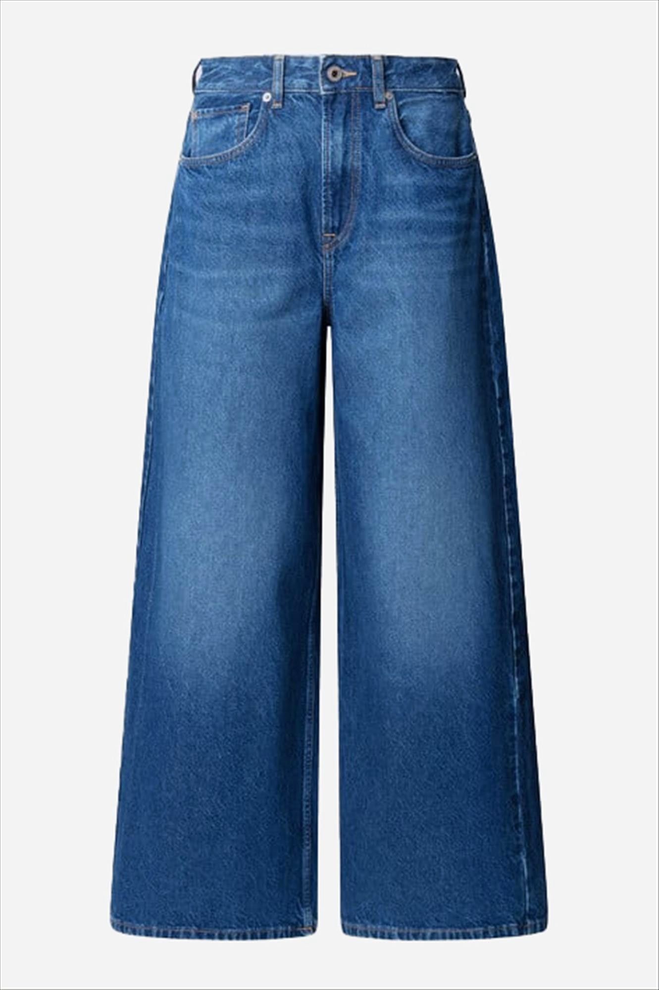 Pepe Jeans London - Donkerblauwe Jaimy Wide jeans