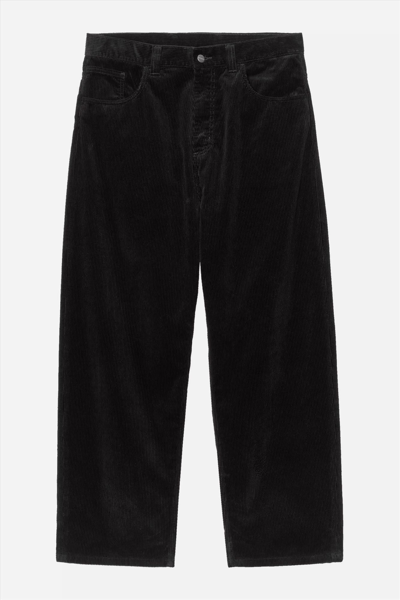 Carhartt WIP - Zwarte Brandon Cord broek