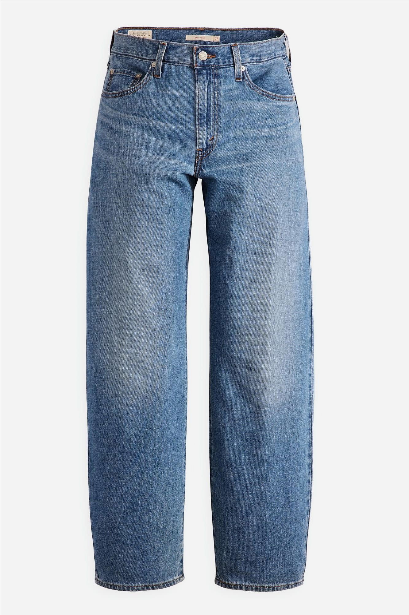 Levi's - Middenblauwe Baggy Dad jeans