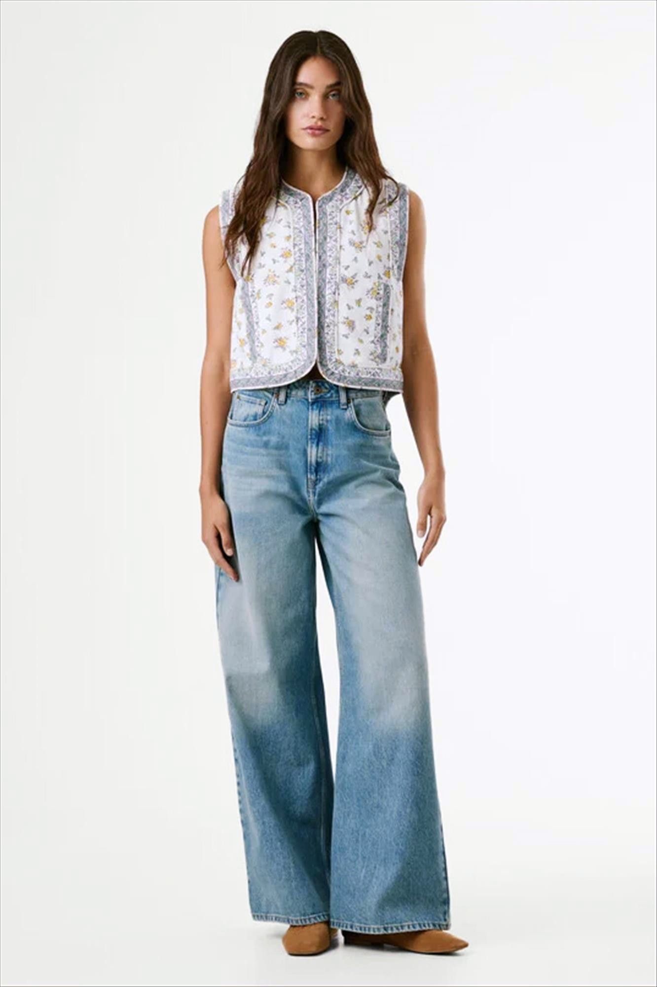 Pepe Jeans London - Lichtblauwe Jaimy Wide jeans