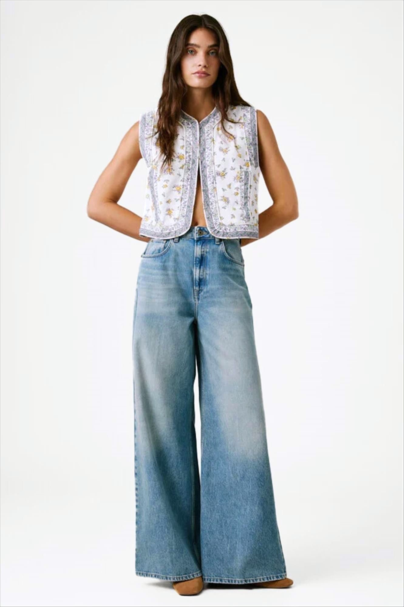 Pepe Jeans London - Lichtblauwe Jaimy Wide jeans