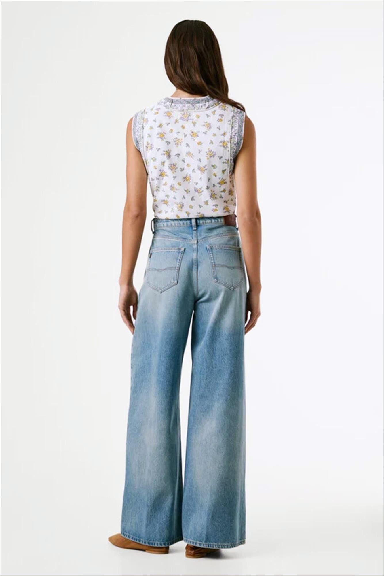 Pepe Jeans London - Lichtblauwe Jaimy Wide jeans