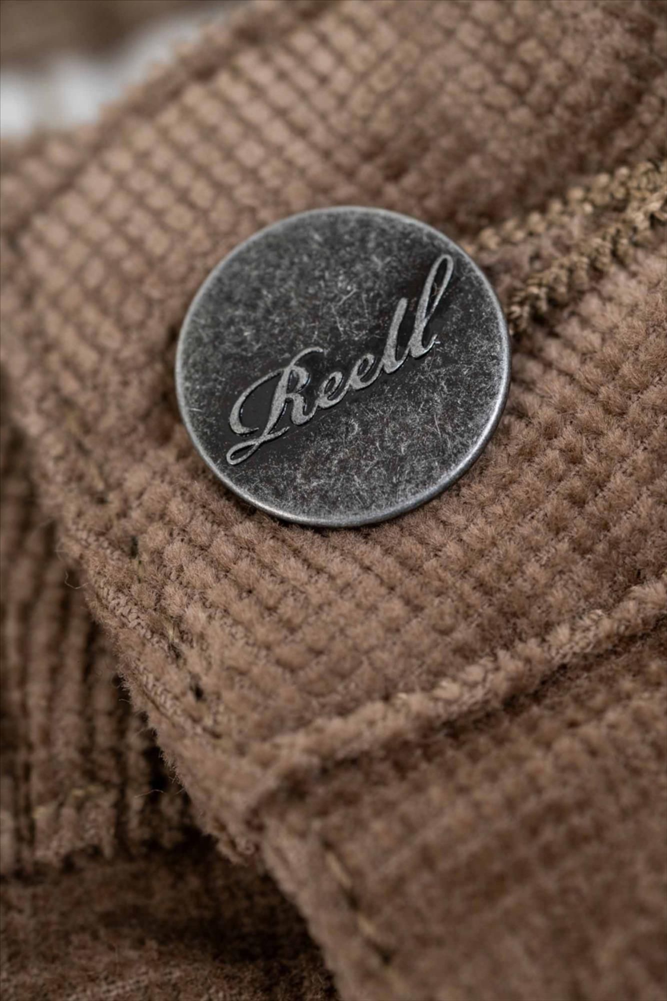 Reell - Beige Square Cord broek