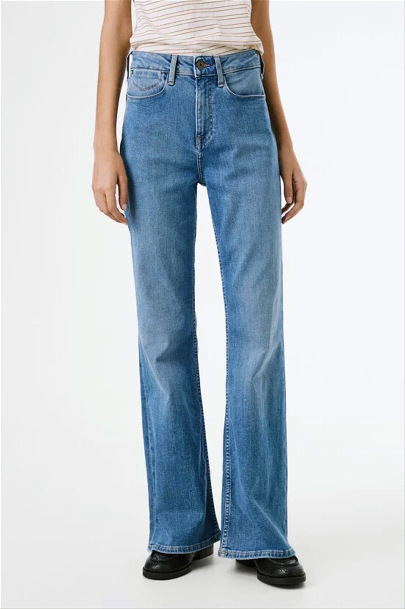 Pepe Jeans London - Blauwe Willa Flare jeans