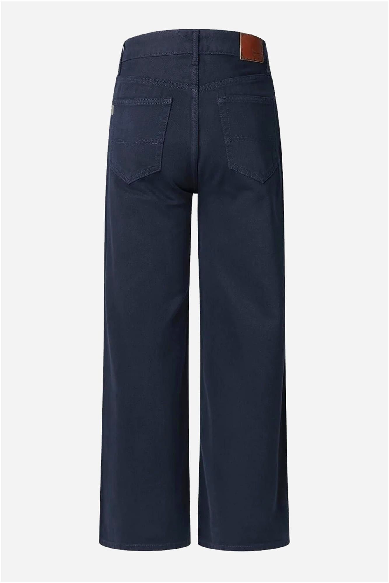 Pepe Jeans London - Donkerblauwe Lexa straight broek