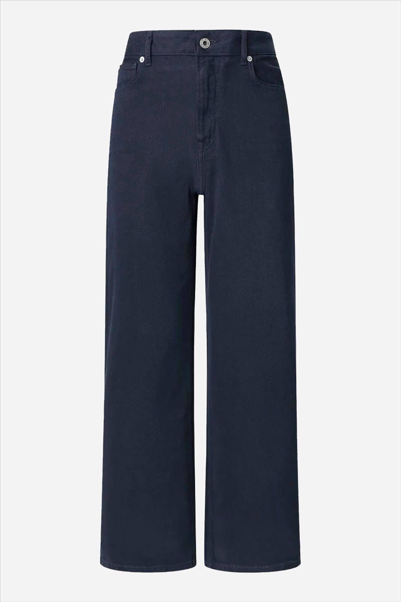 Pepe Jeans London - Donkerblauwe Lexa straight broek