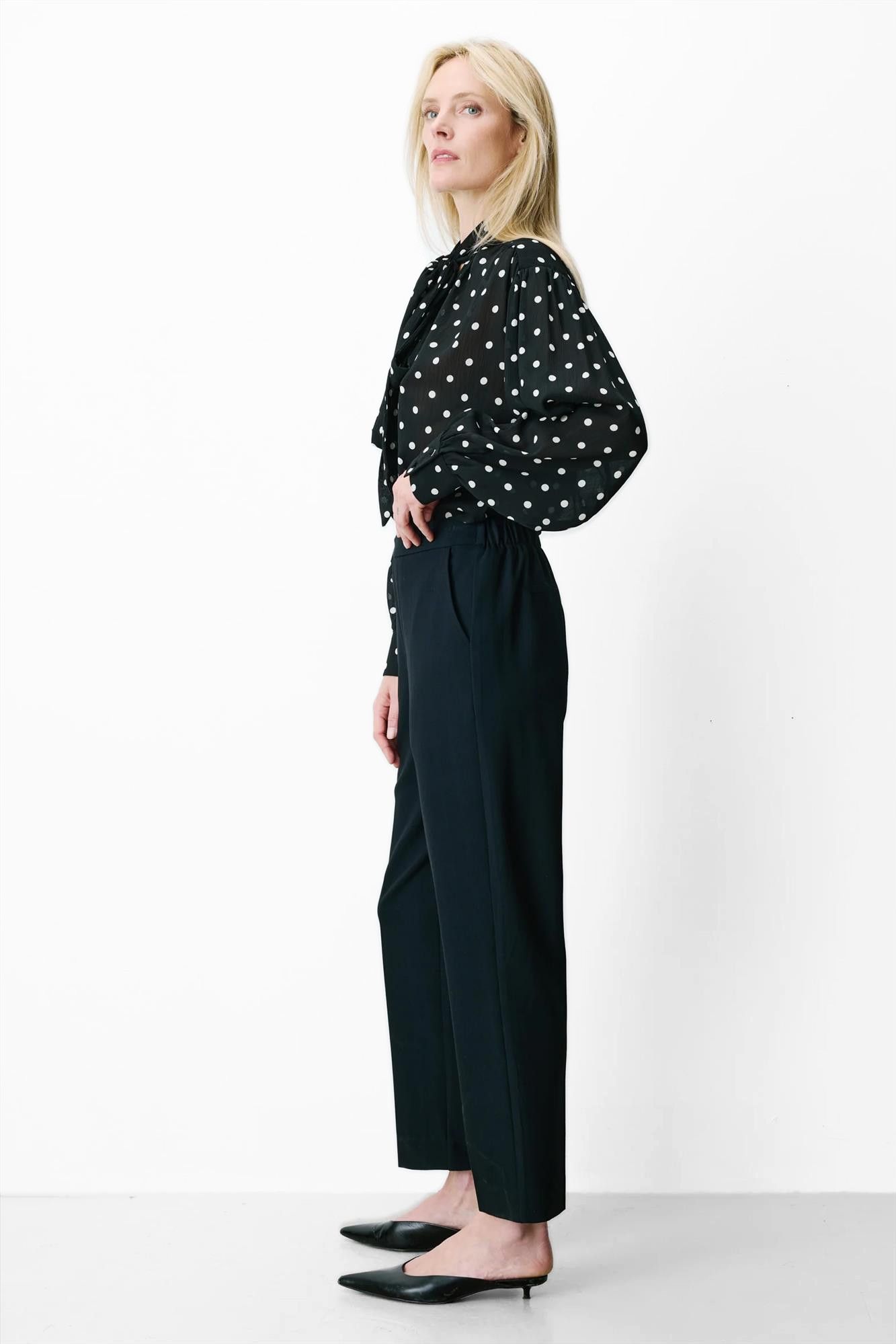 Grace & Mila - Donkerblauwe Armstrong cigarette broek