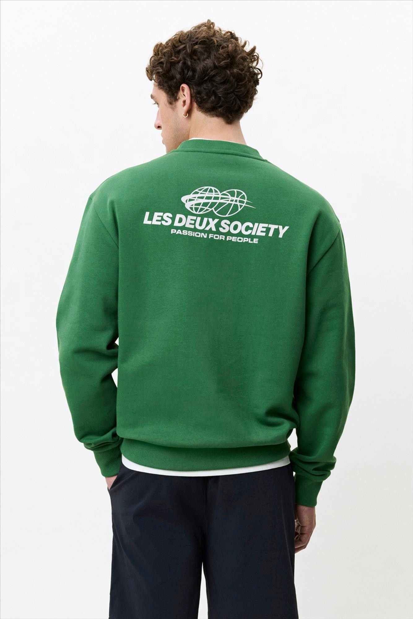 LES DEUX  - Groene Exhibition sweater