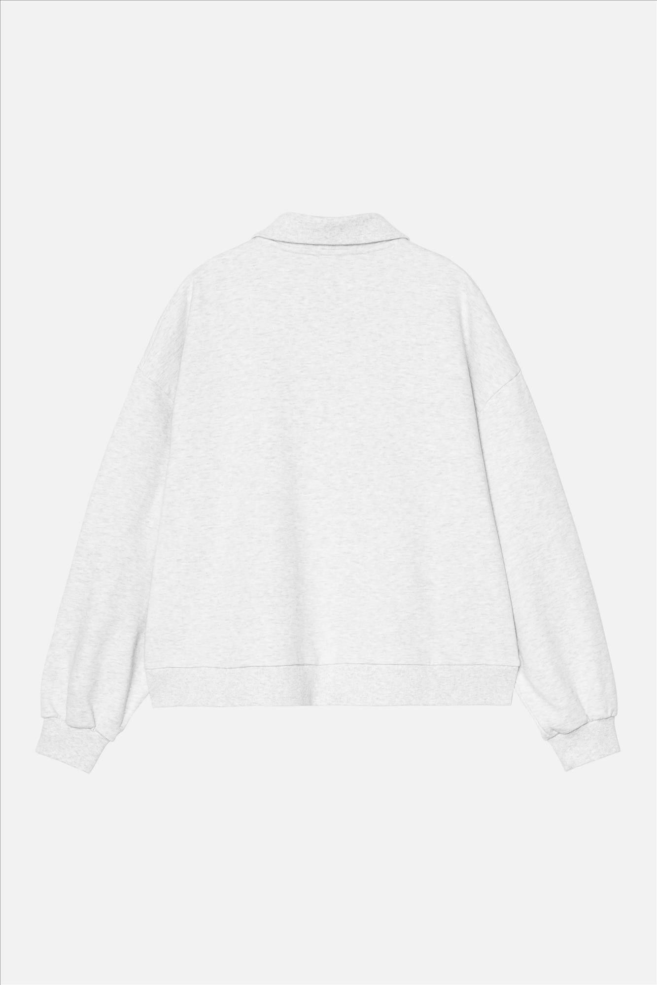 Carhartt WIP - Lichtgrijze Brenta polosweater