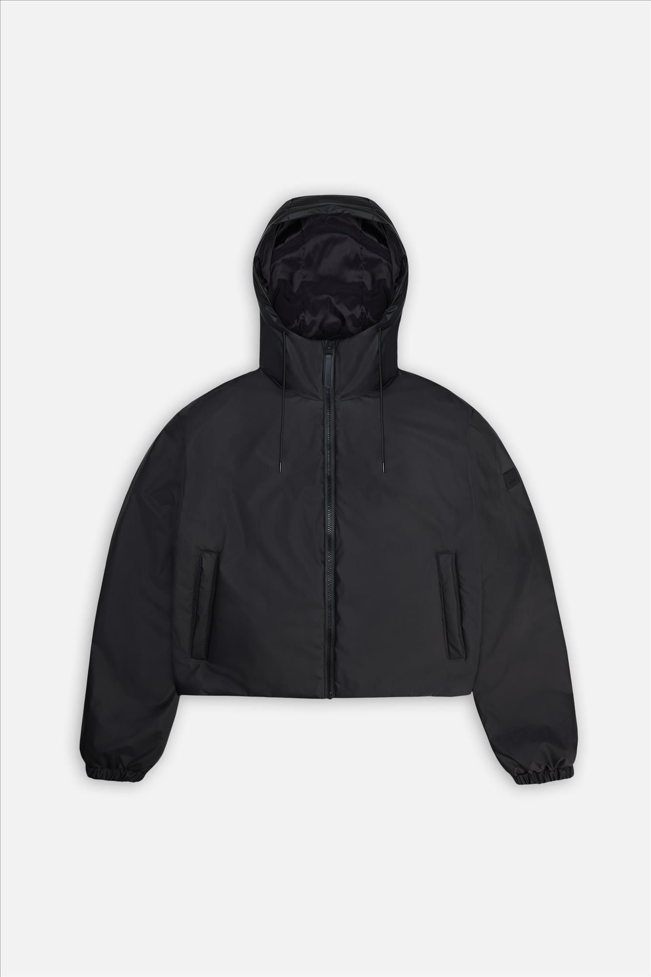 RAINS - Zwarte Lohja Insulated jas