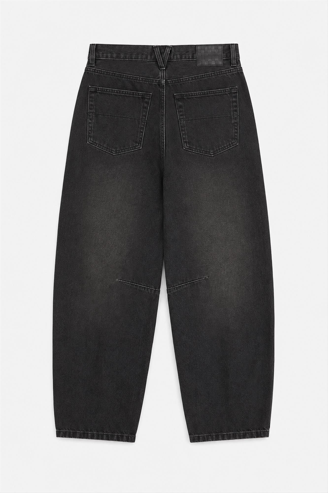 Vans  - Zwarte Washed Check 5 barrel straight jeans