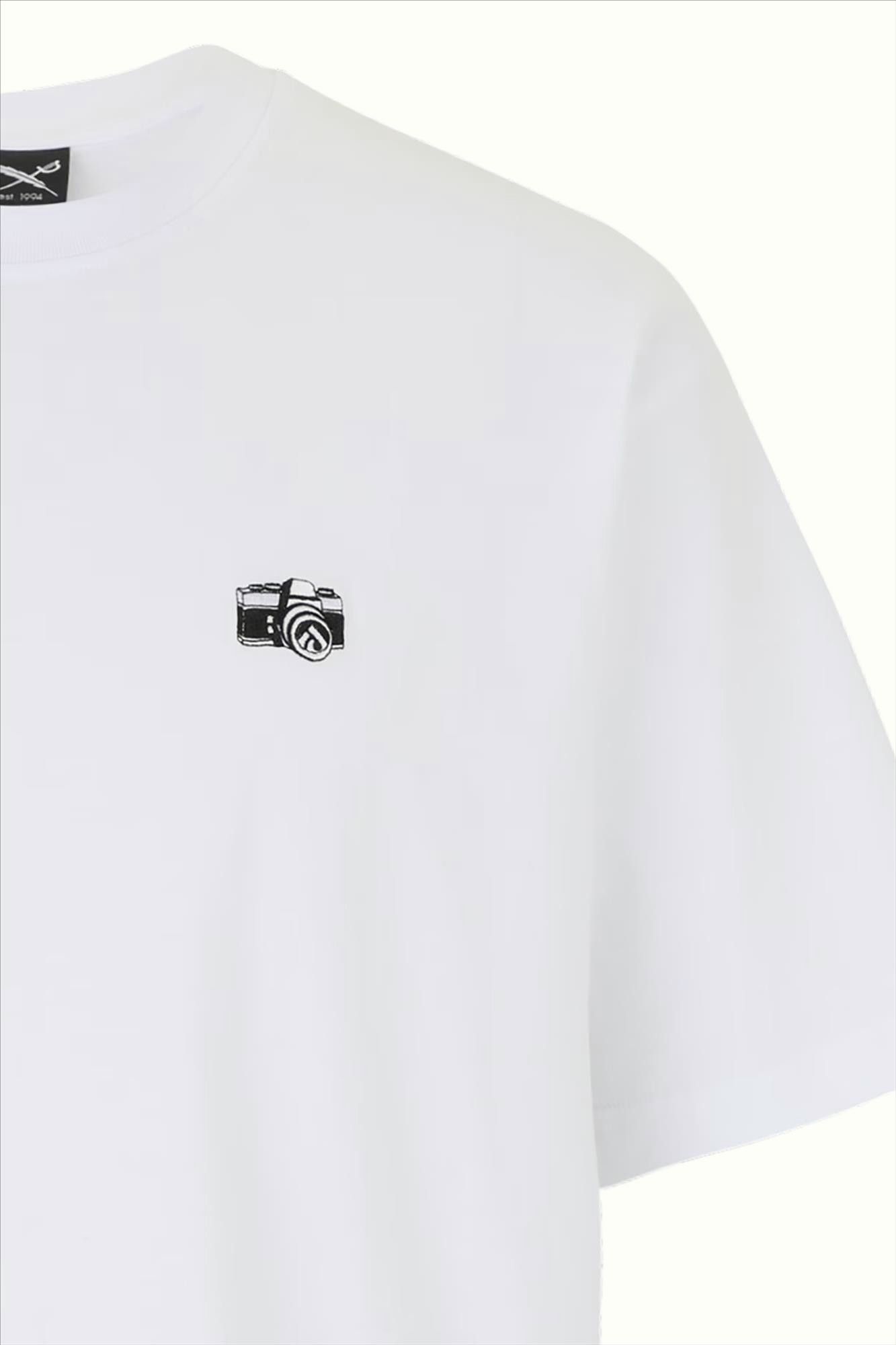 Iriedaily - Witte Spiegelreflex T-shirt