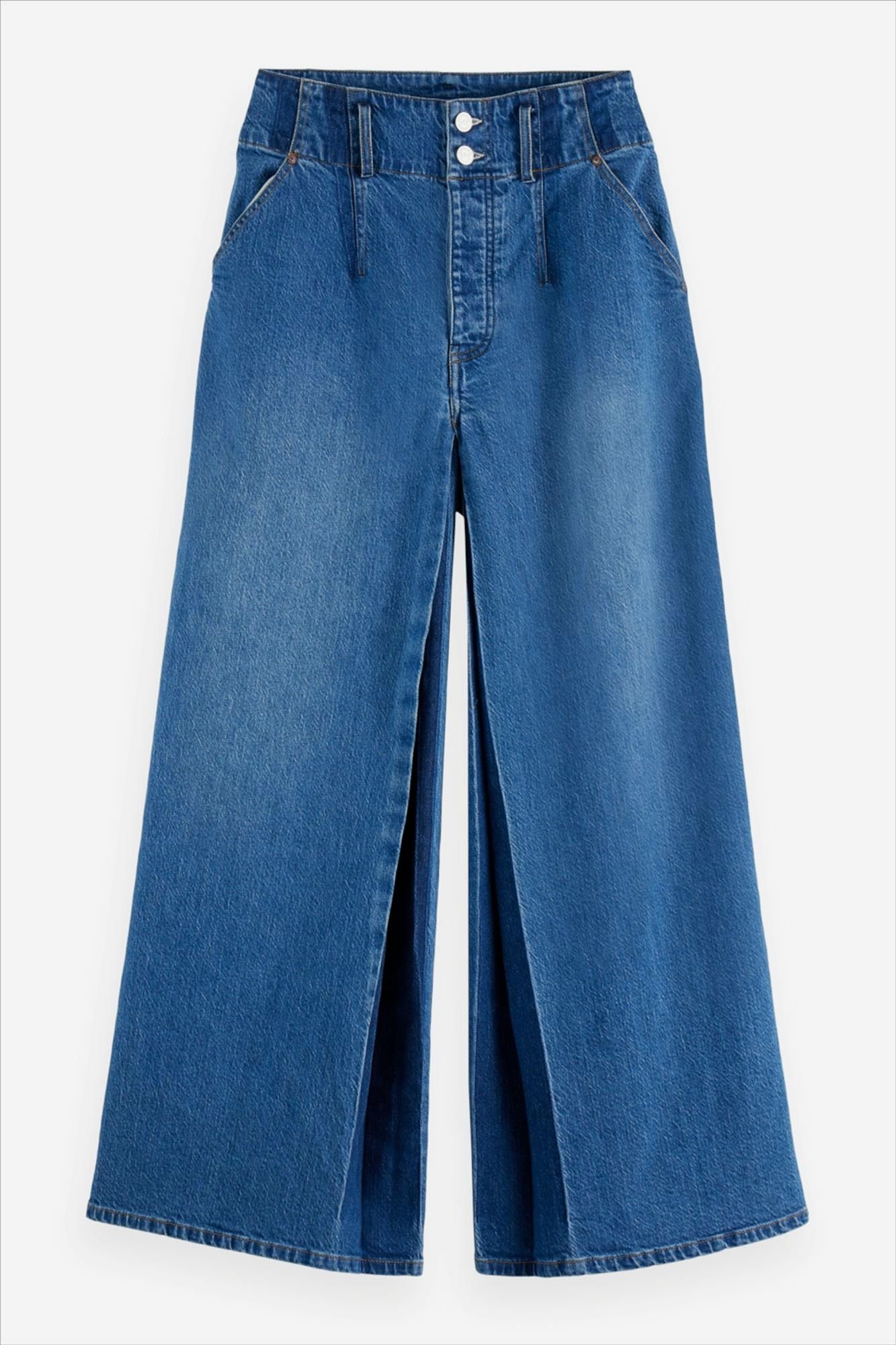 Scotch & Soda - Blauwe The Wave wide jeans