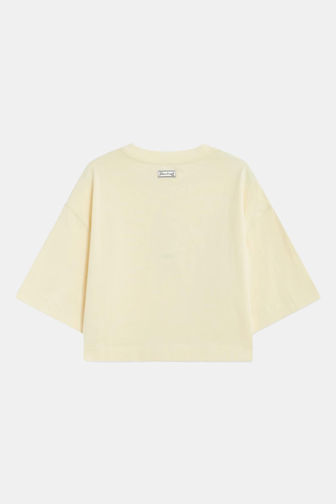 Grace & Mila - Lichtgele Arvel T-shirt