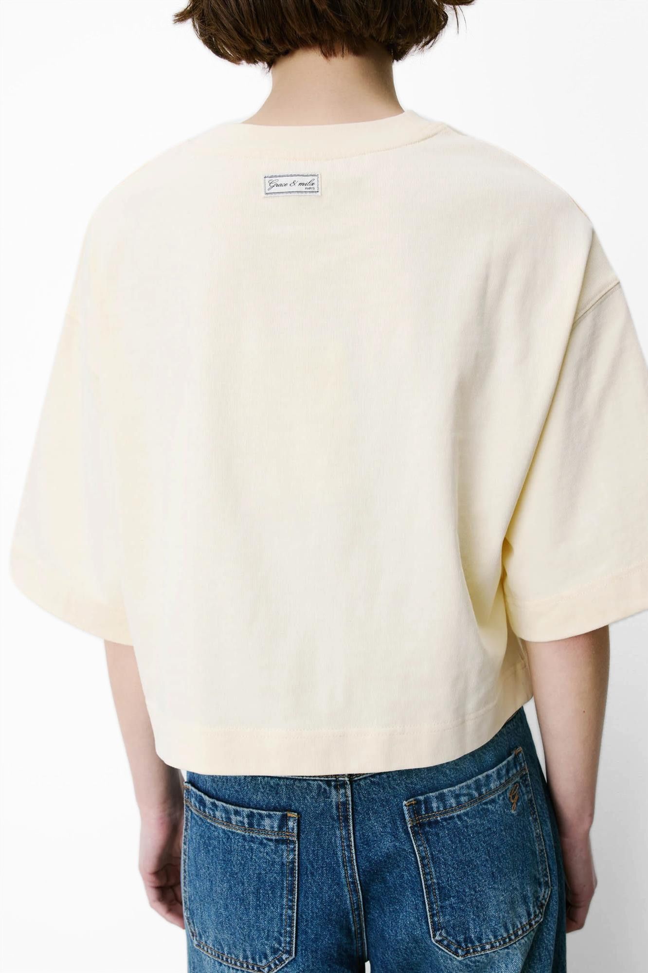 Grace & Mila - Lichtgele Arvel T-shirt