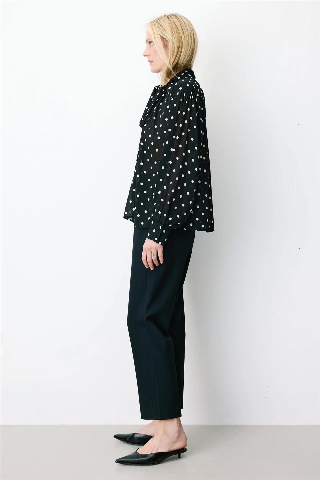 Grace & Mila - Zwarte Angelica blouse