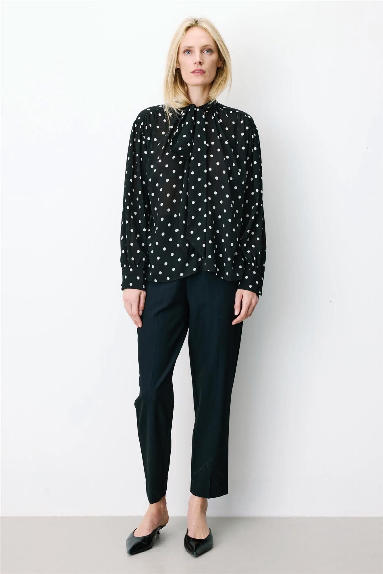 Grace & Mila - Zwarte Angelica blouse