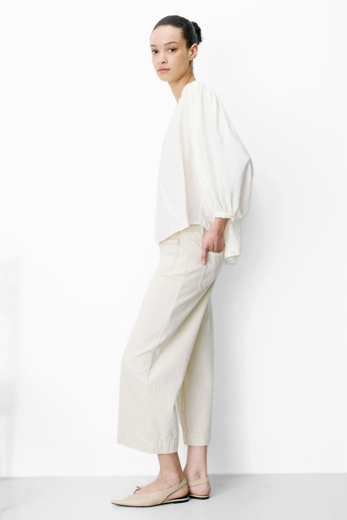 Grace & Mila - Ecru Auriane blouse