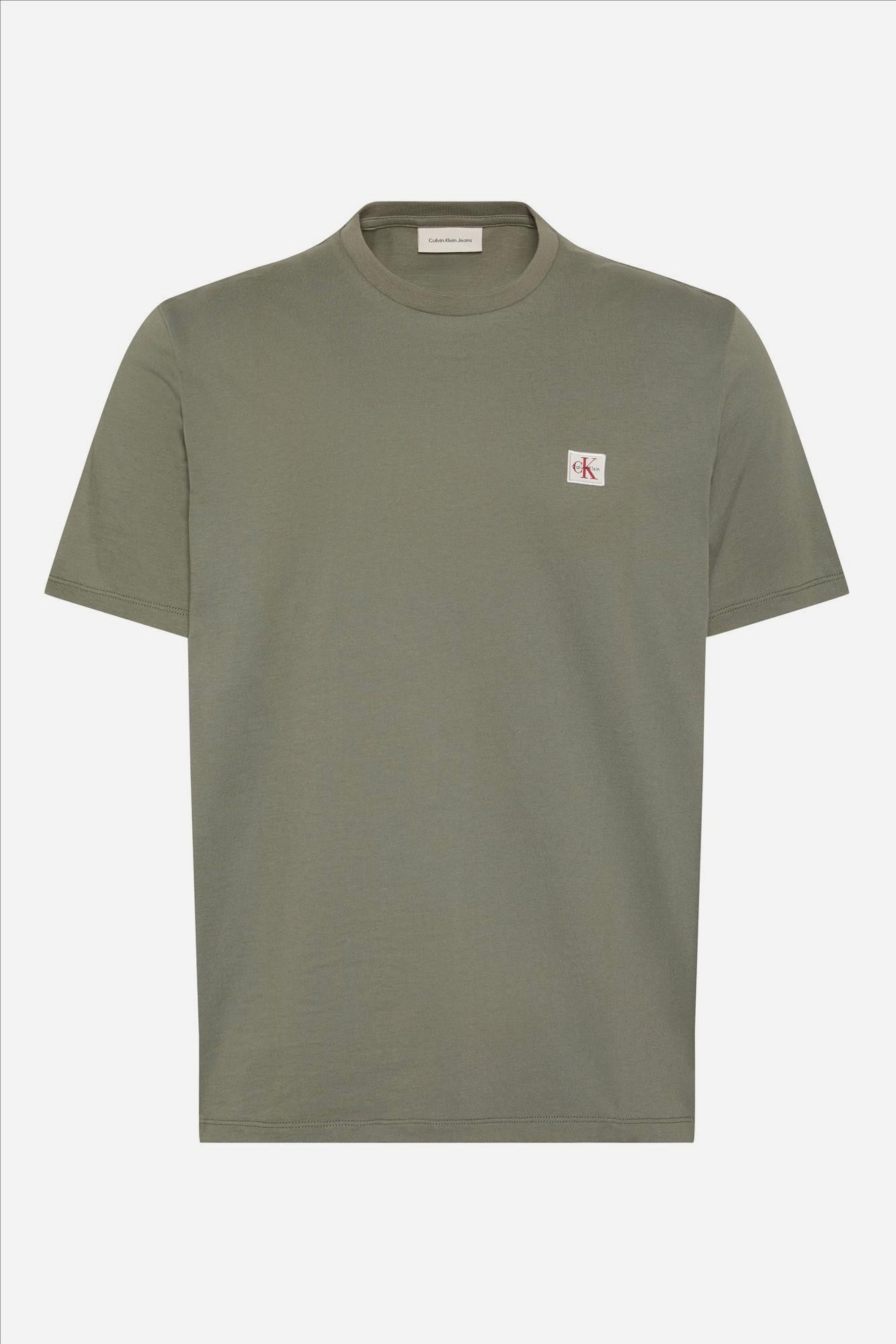 Calvin Klein Jeans - Kaki Logopatch T-shirt