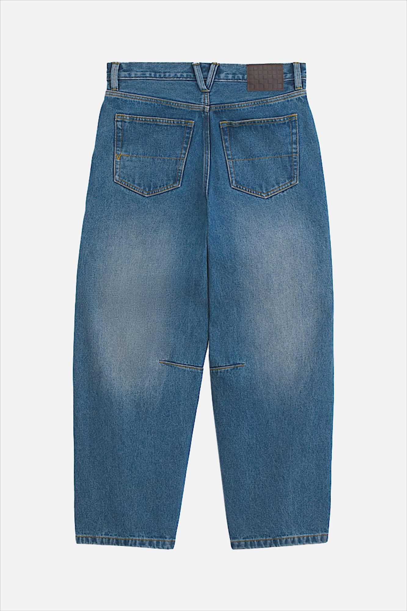Vans  - Blauwe Check 5 barrel jeans