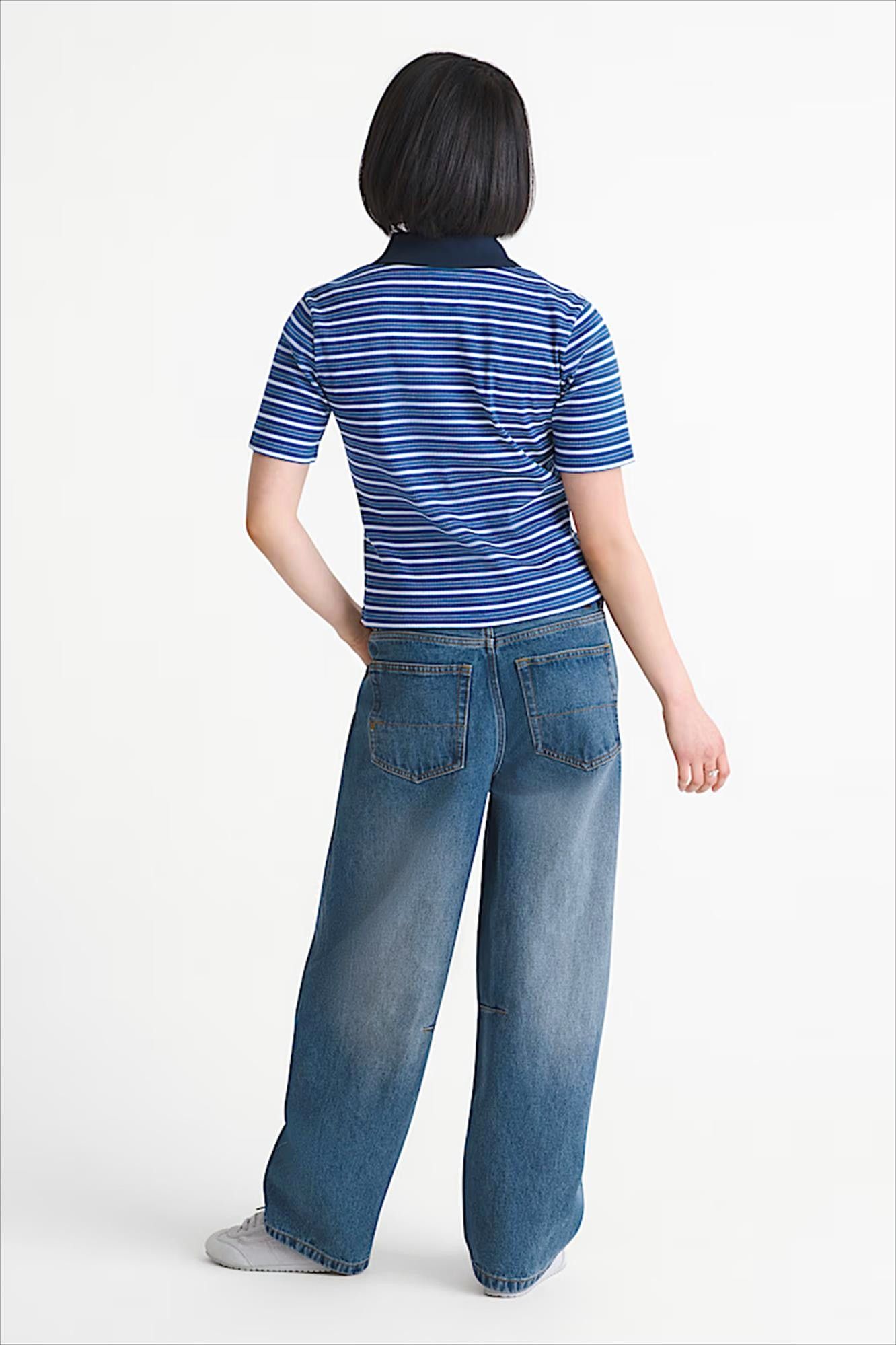 Vans  - Blauwe Check 5 barrel jeans