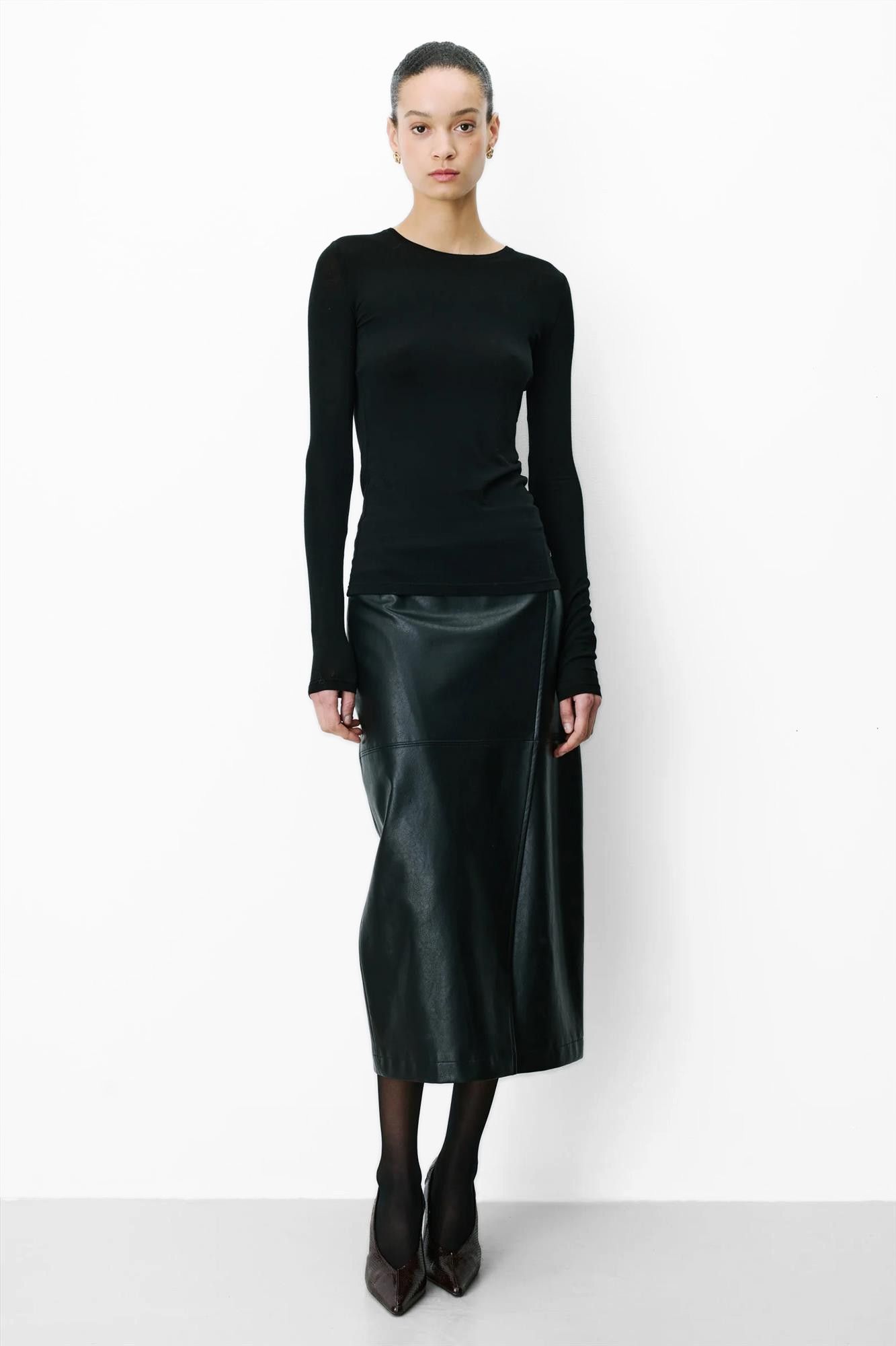 Grace & Mila - Zwarte Alkias longsleeve
