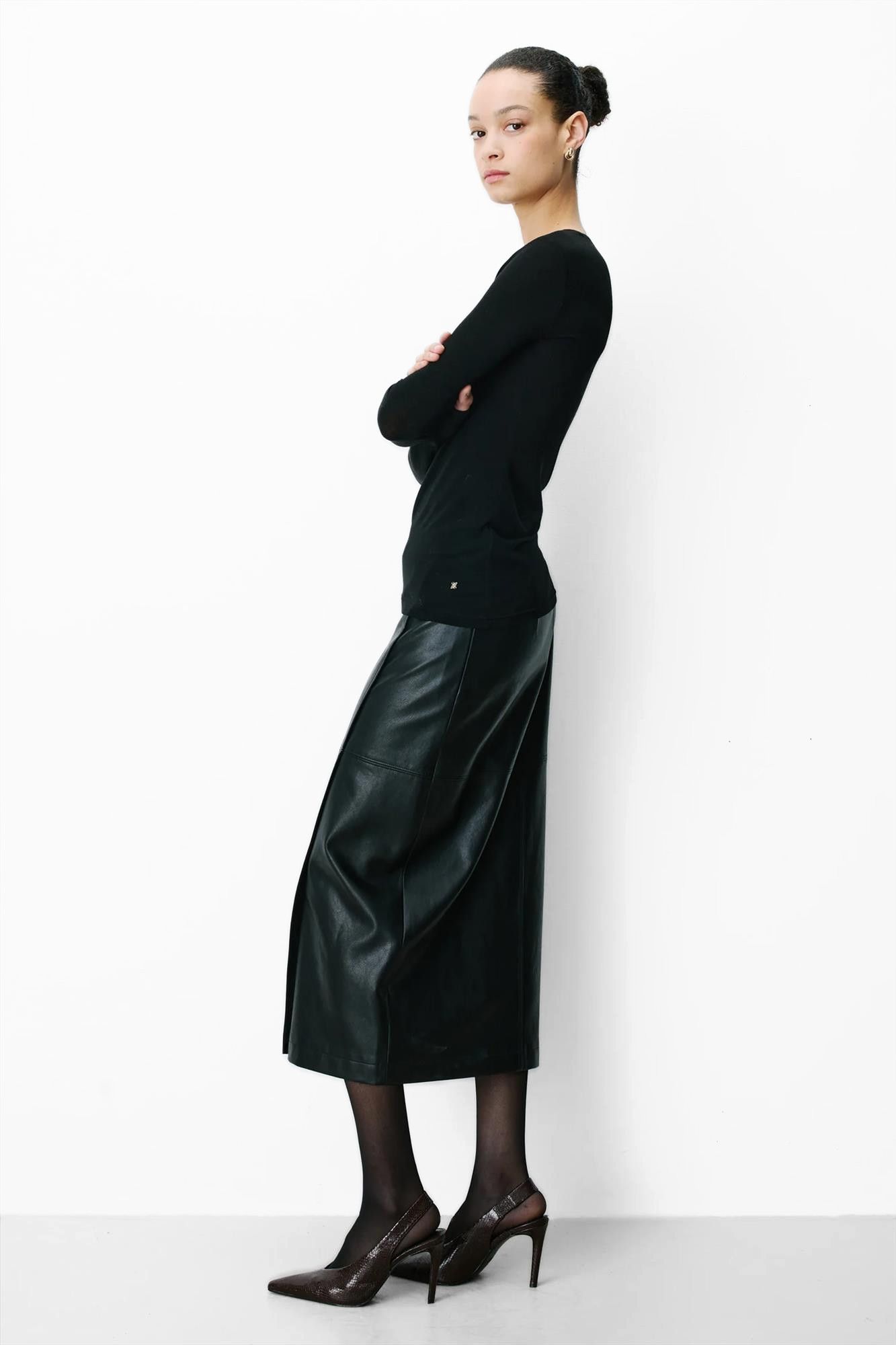 Grace & Mila - Zwarte Alkias longsleeve