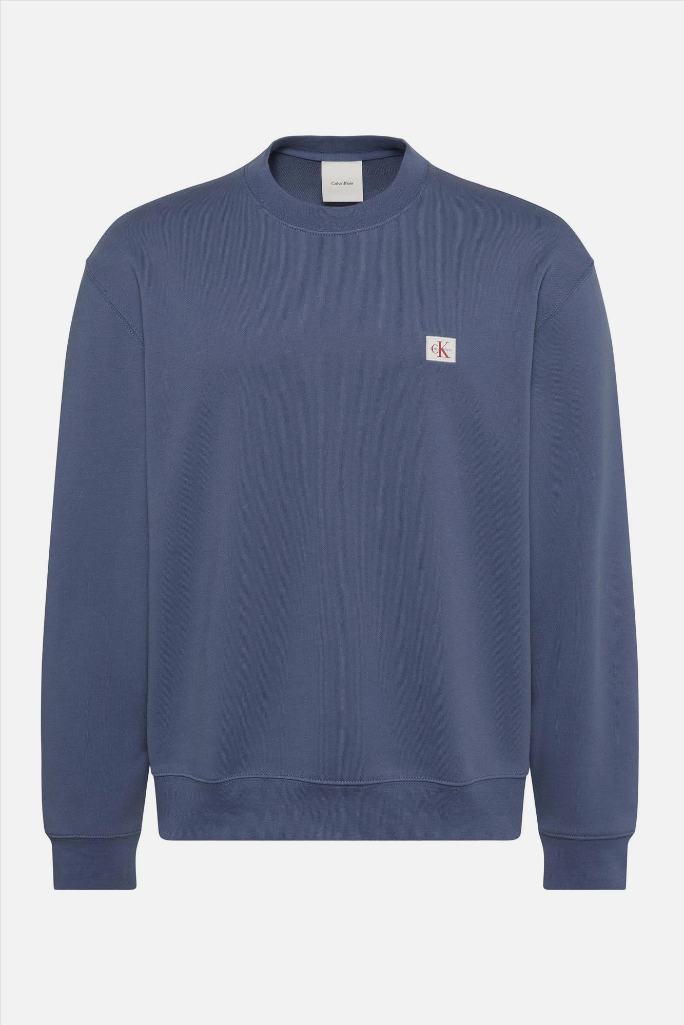 Calvin Klein Jeans - Grijsblauwe Logopatch sweater