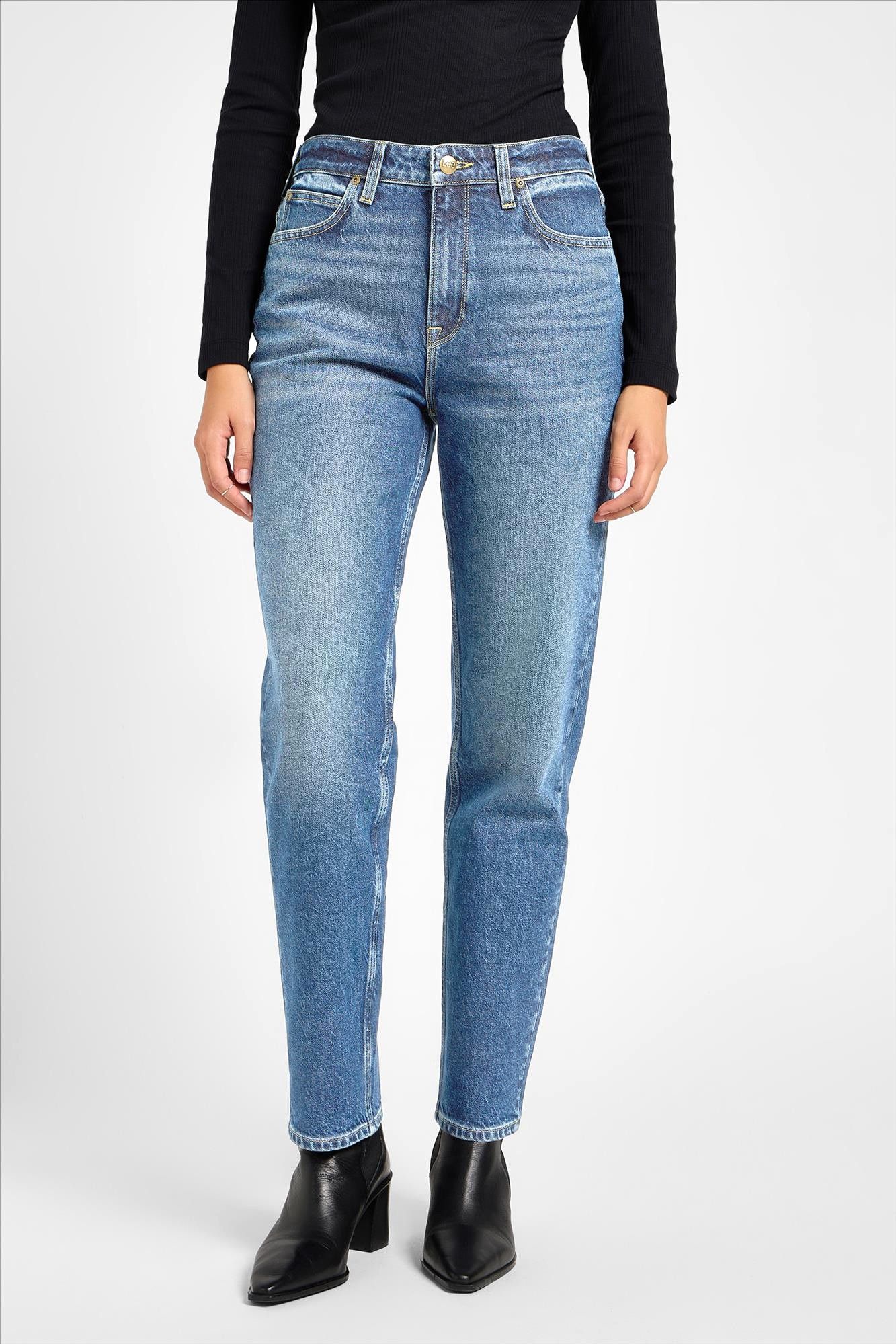 Lee - Classic Blauwe Carol Straight jeans