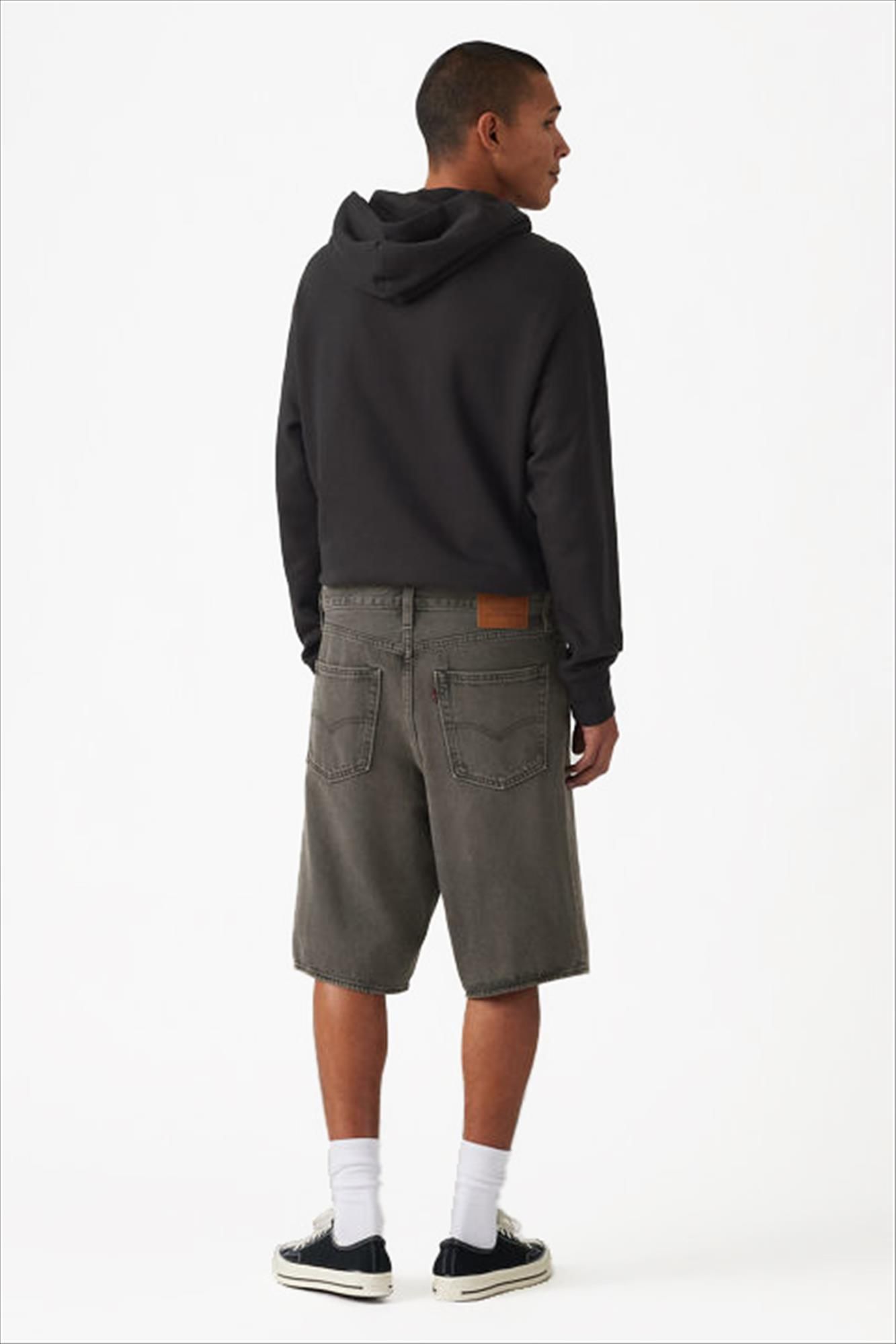 Levi's - Donkergrijze 478 Baggy short