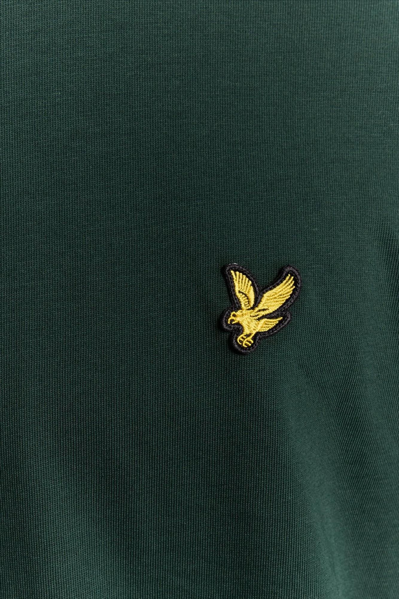 Lyle & Scott - Donkergroene Plain T-shirt