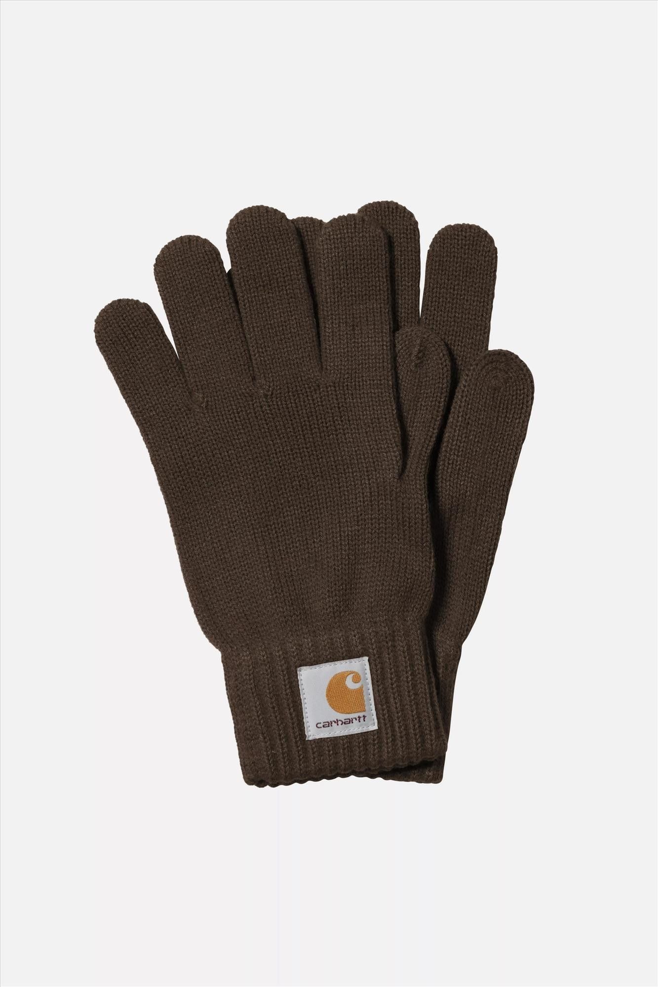 Carhartt WIP - Donkerbruine Watch handschoenen