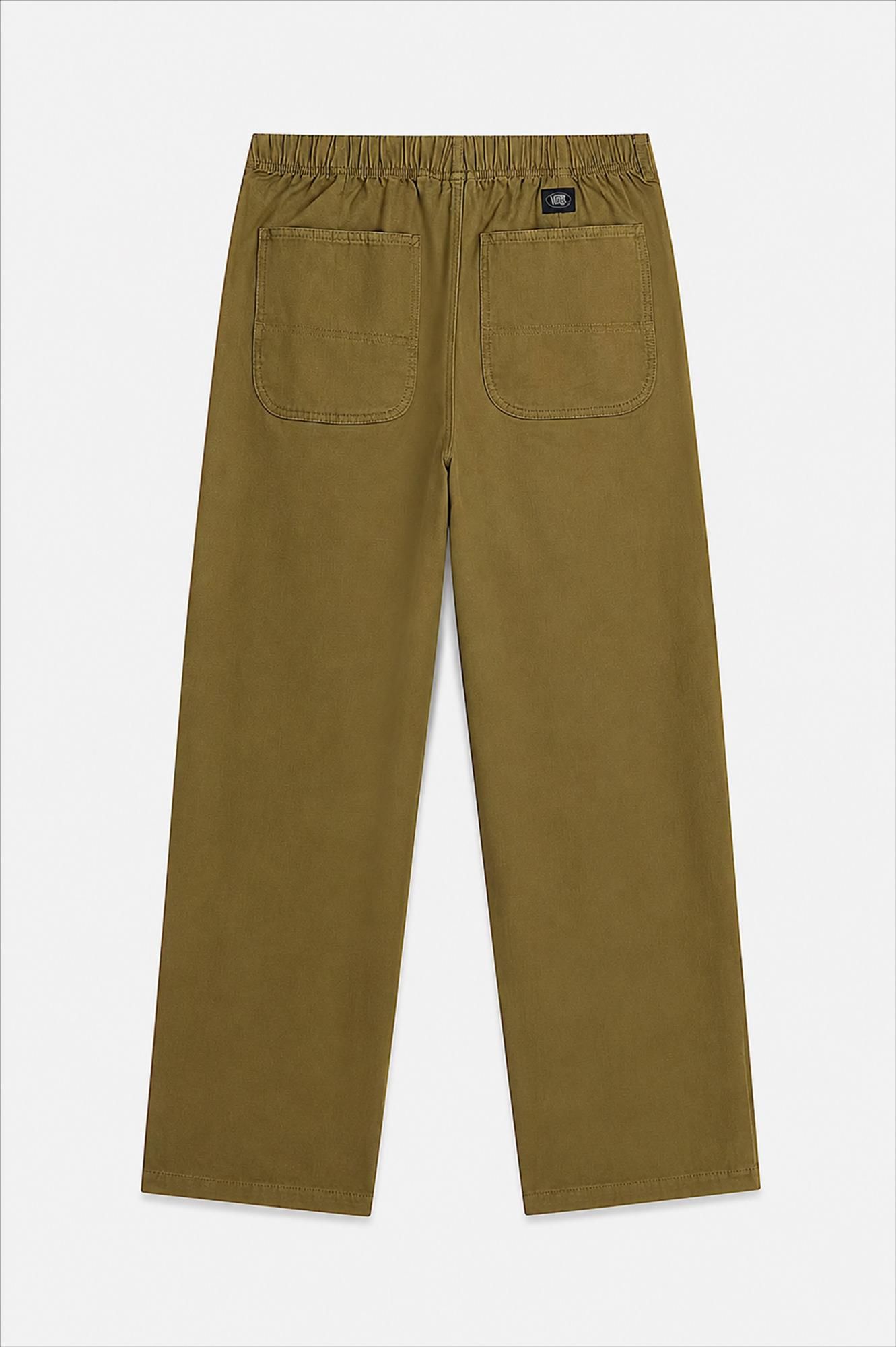 Vans  - Olijfgroene Addison barrel broek