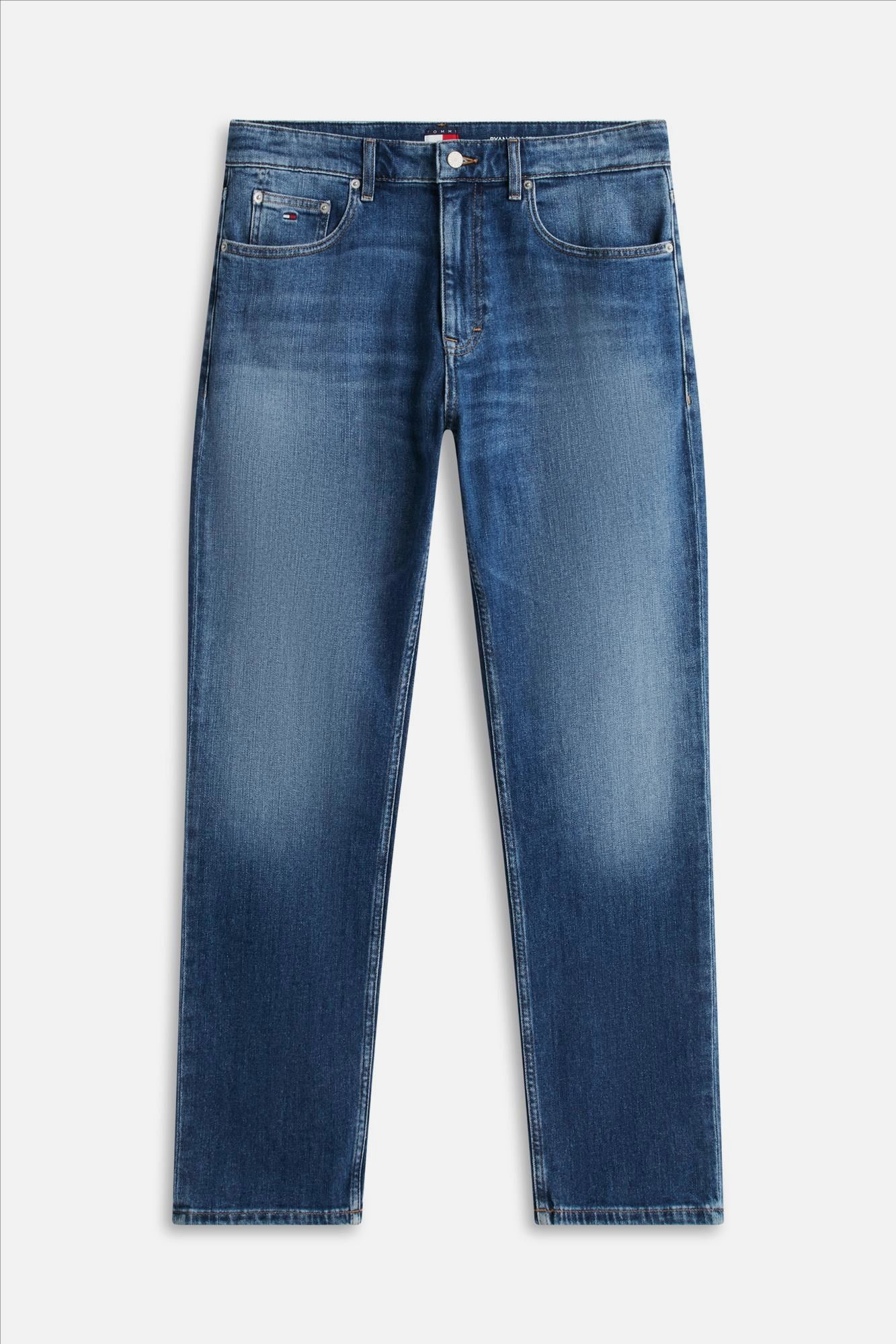 Tommy Jeans - Middenblauwe Ryan slim straight jeans