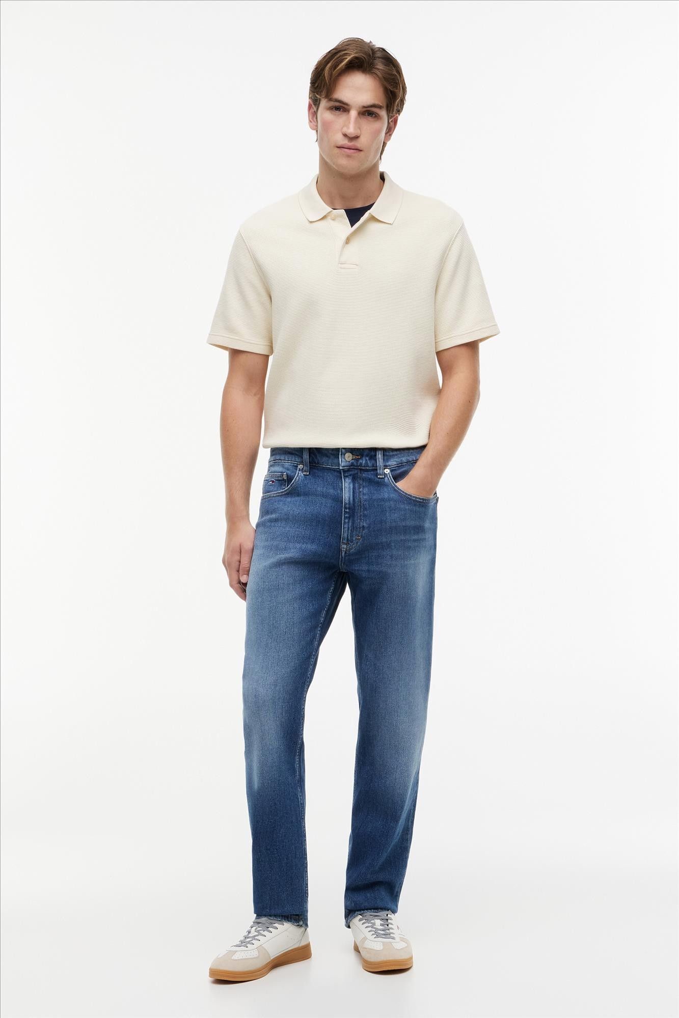 Tommy Jeans - Middenblauwe Ryan slim straight jeans