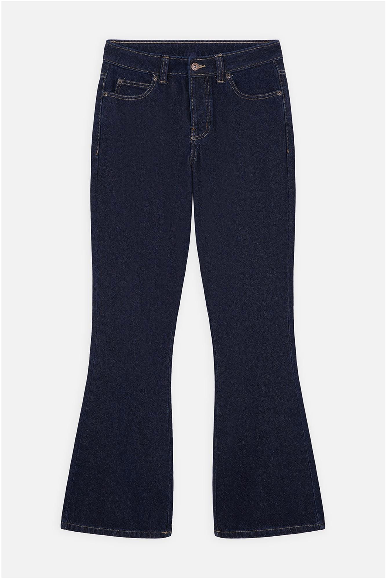 Dickies - Donkerblauwe Rinsed bootcut jeans