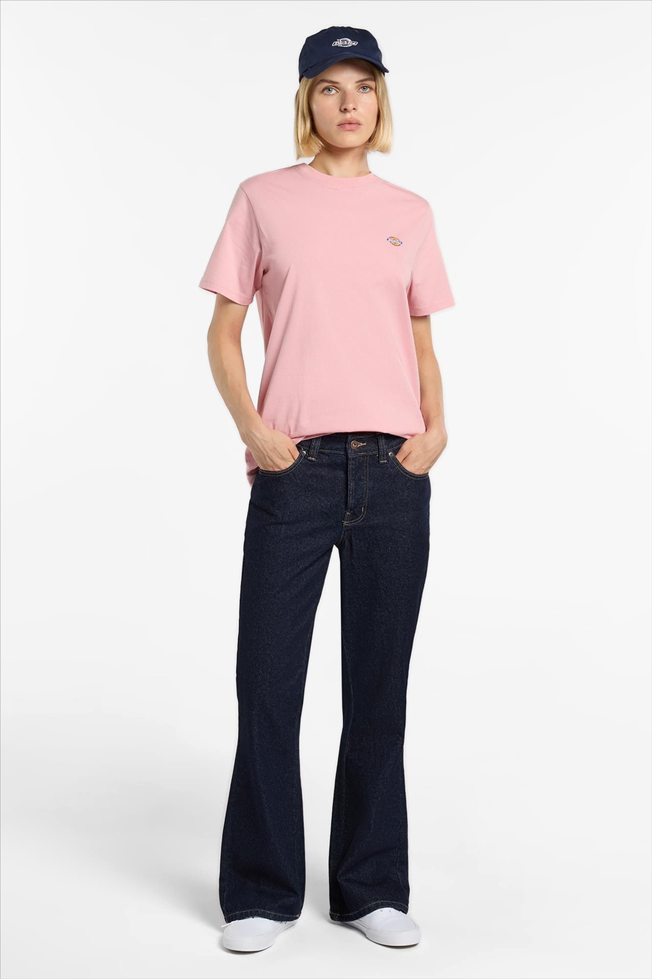 Dickies - Donkerblauwe Rinsed bootcut jeans