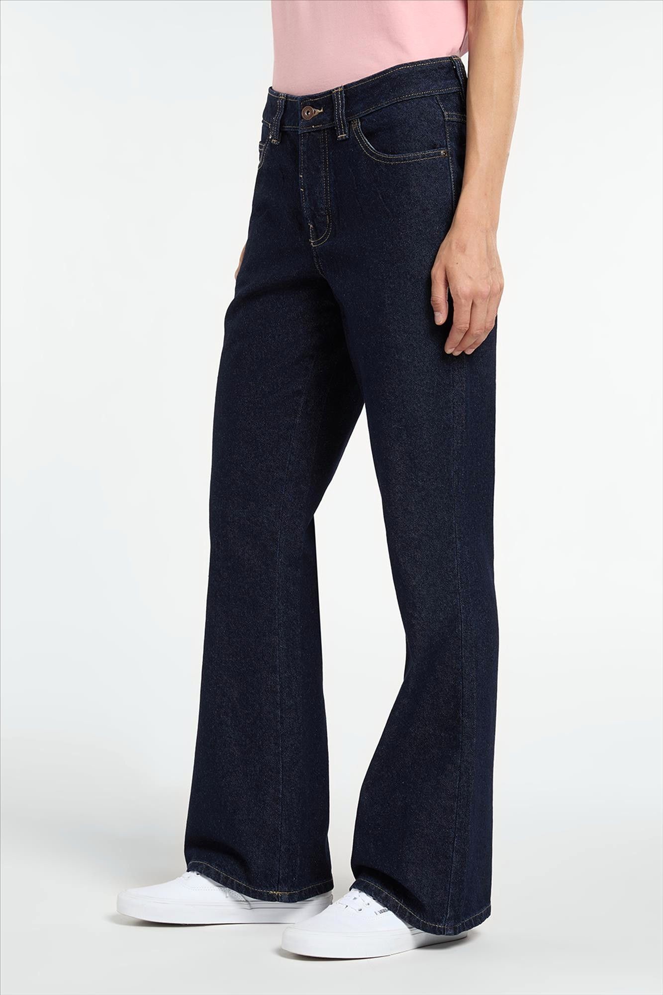 Dickies - Donkerblauwe Rinsed bootcut jeans