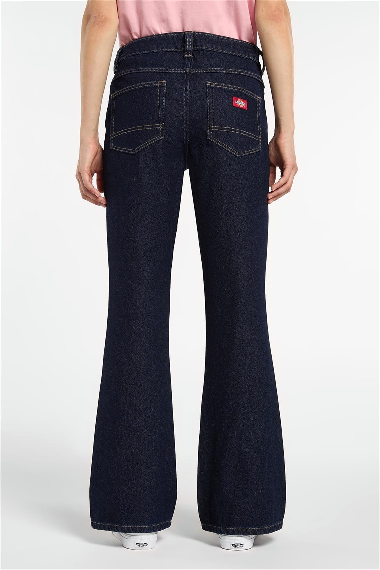 Dickies - Donkerblauwe Rinsed bootcut jeans