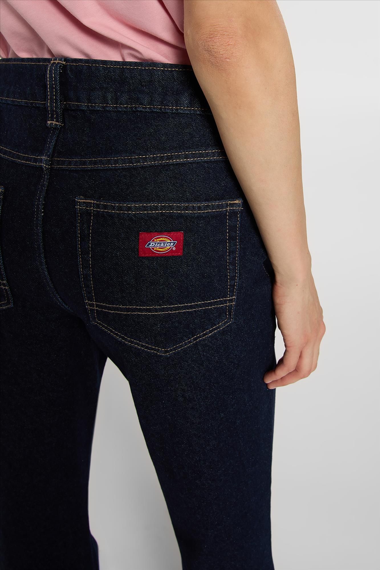 Dickies - Donkerblauwe Rinsed bootcut jeans