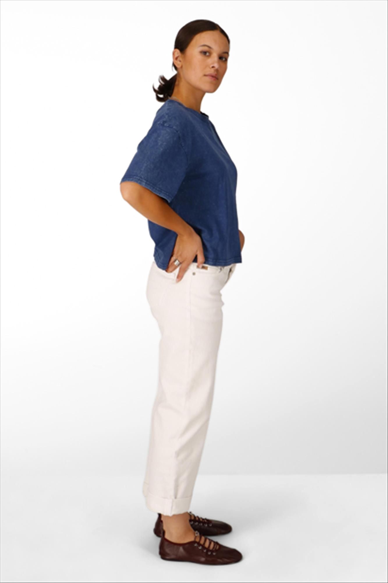 Lee Cooper - Witte Kali straight jeans