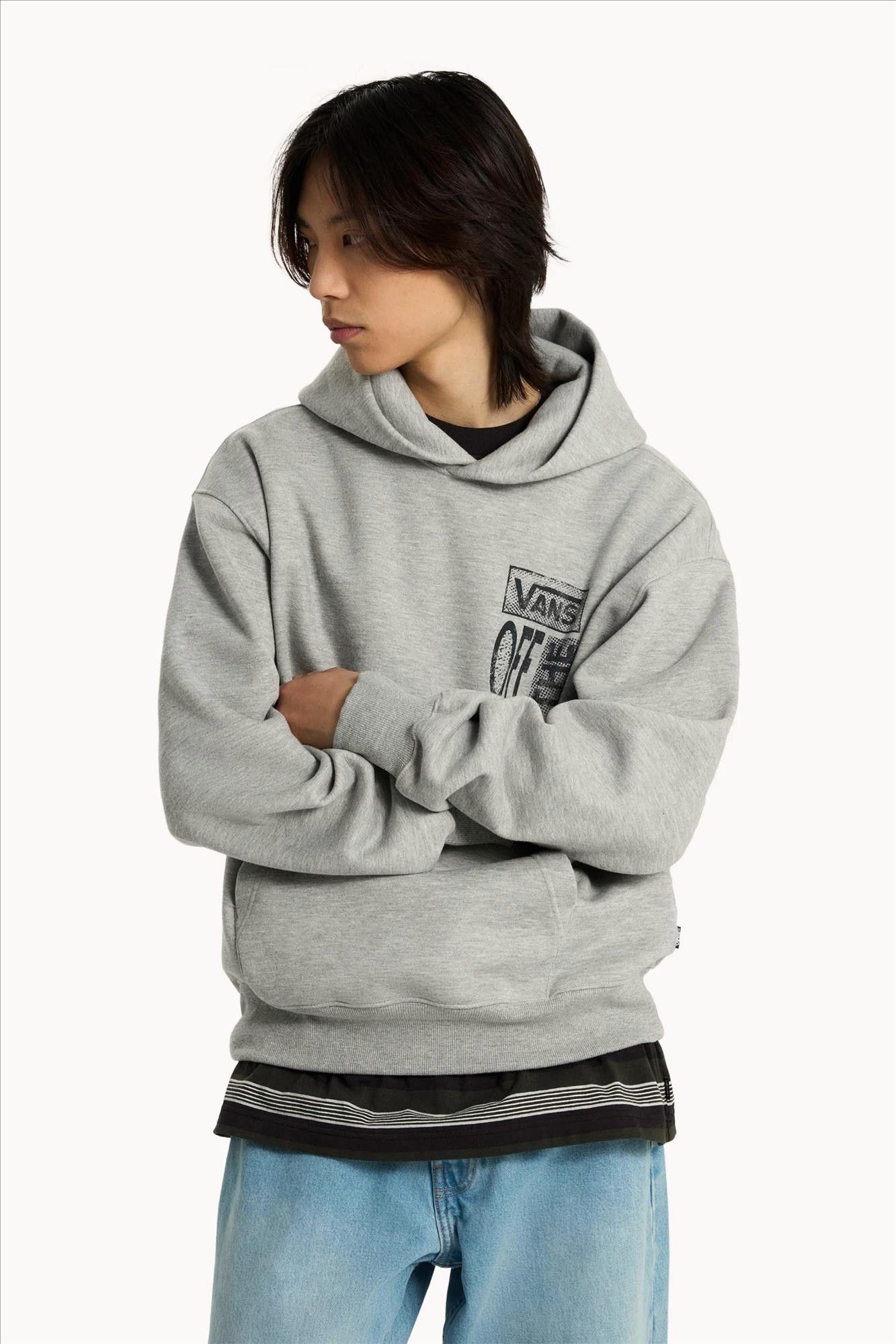 Vans  - Grijze Cut and Paste hoodie